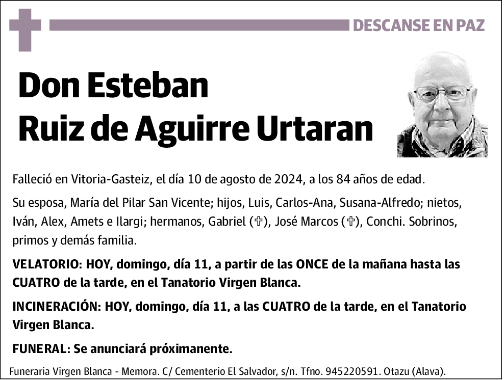 Esteban Ruiz de Aguirre Urtaran