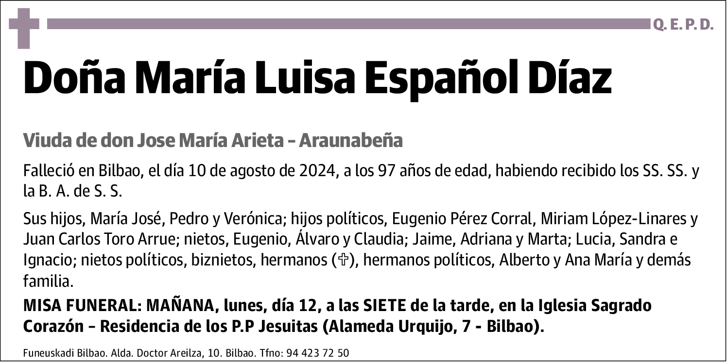María Luisa Español Díaz