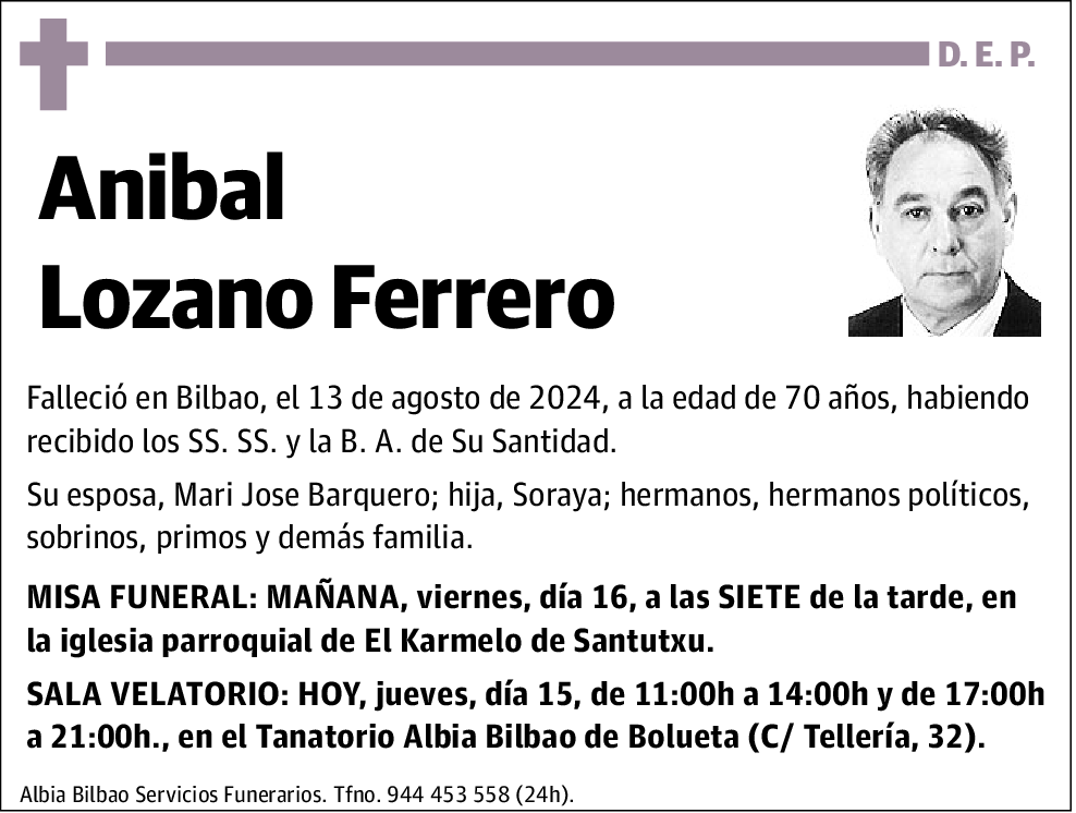 Anibal Lozano Ferrero