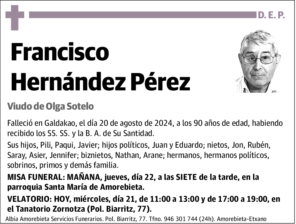 Francisco Hernández Pérez