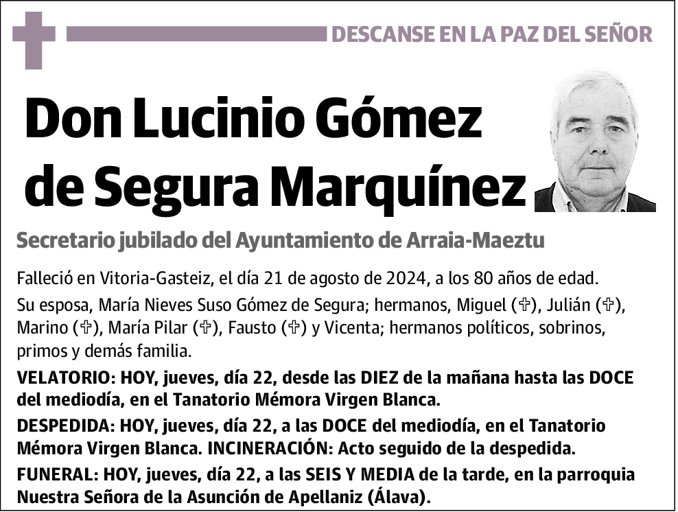 Lucinio Gómez de Segura Marquínez