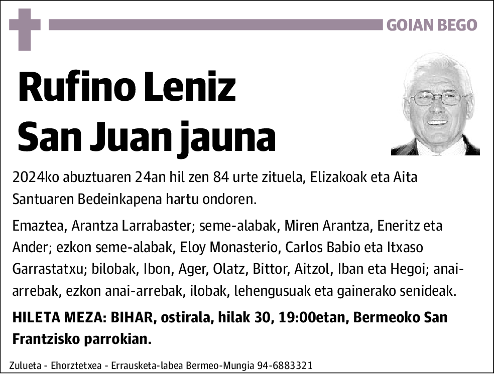 Rufino Leniz San Juan