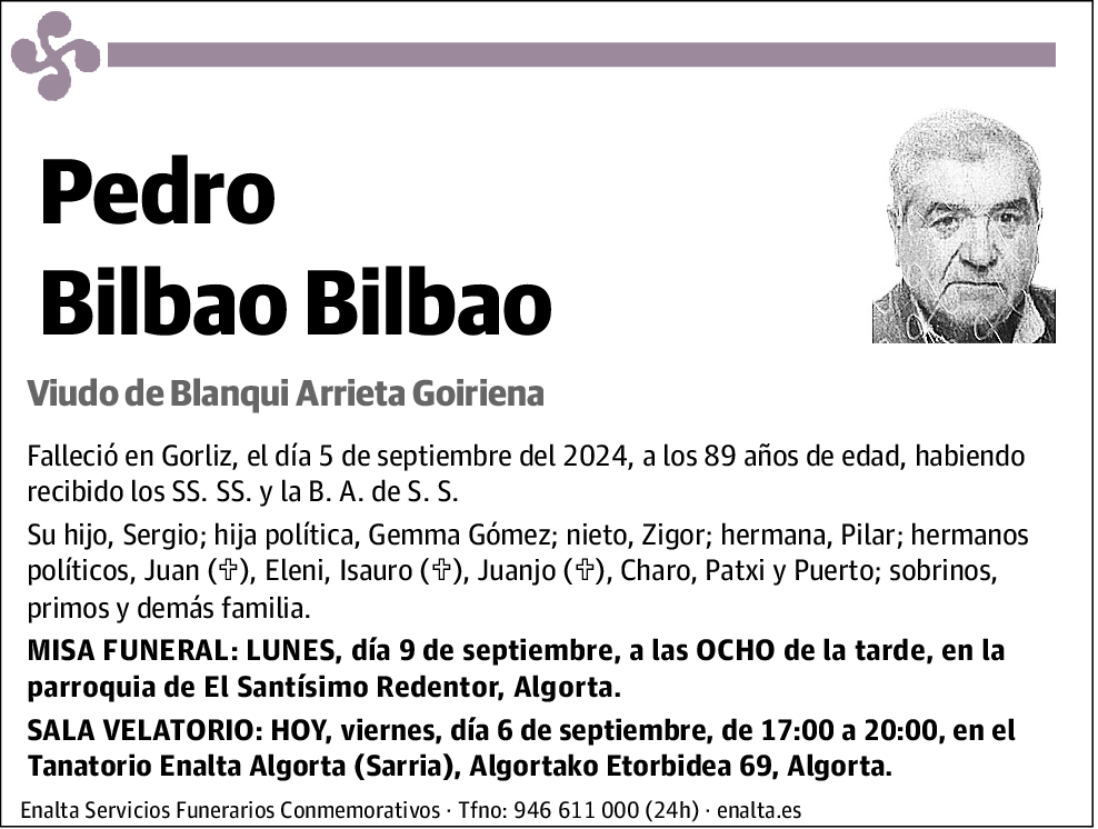 Pedro Bilbao Bilbao