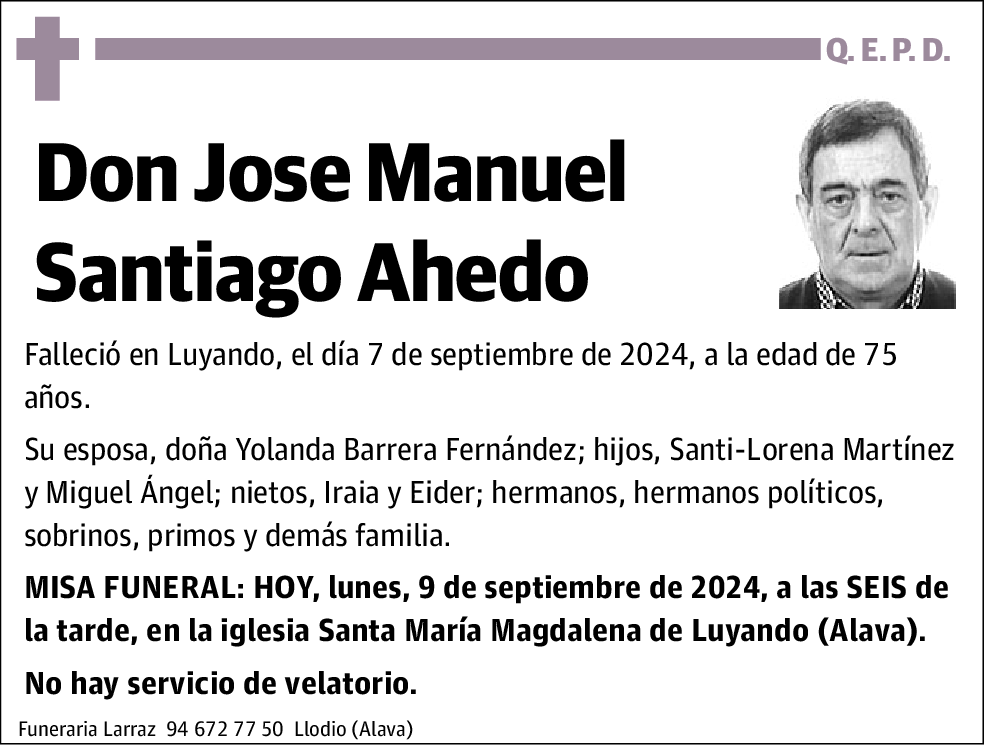 Jose Manuel Santiago Ahedo