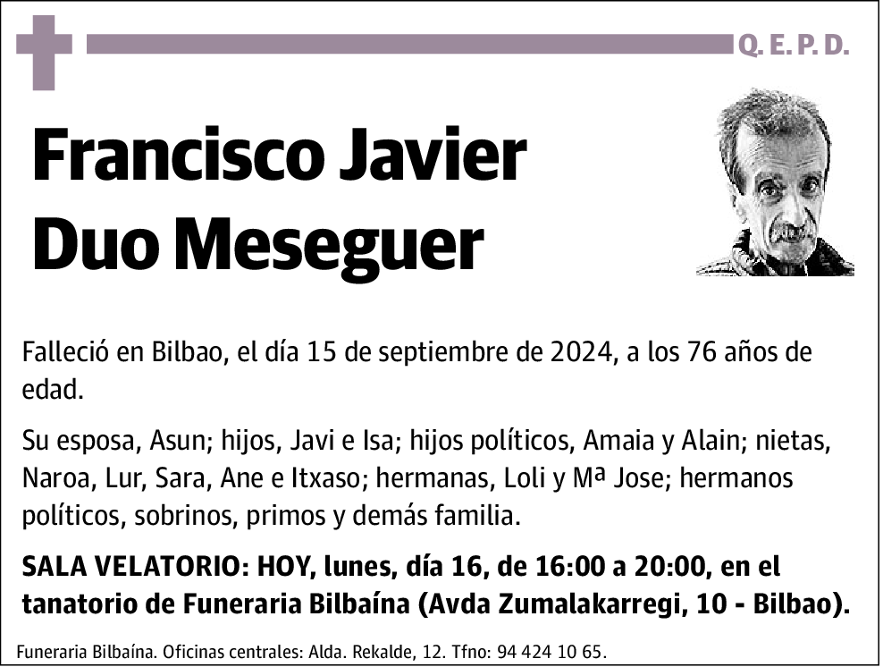 Francisco Javier Duo Meseguer