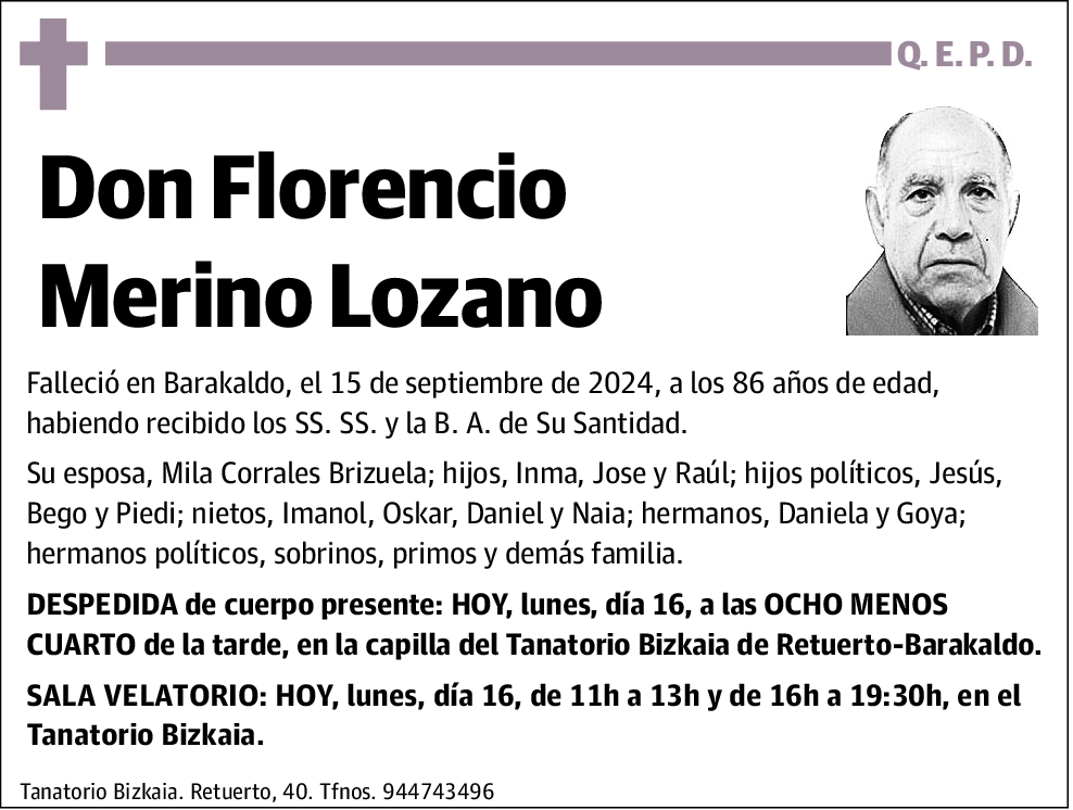 Florencio Merino Lozano