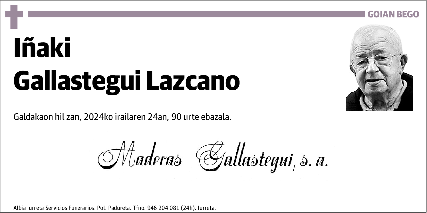 Iñaki Gallastegui Lazcano