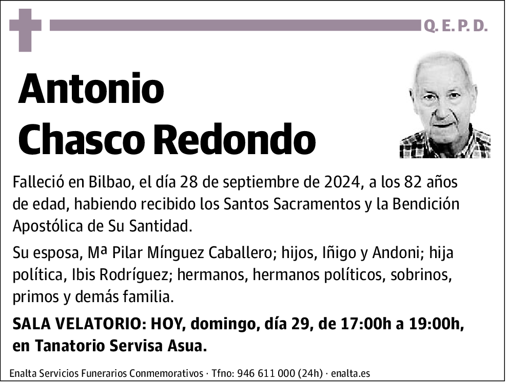 Antonio Chasco Redondo