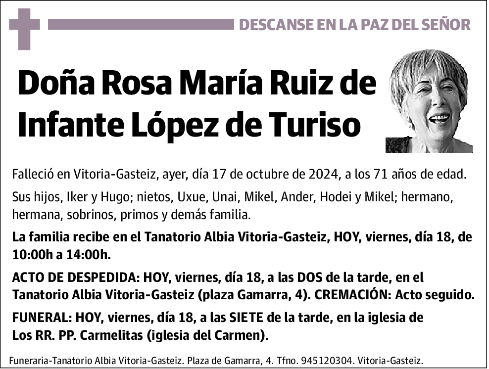 Rosa María Ruiz de Infante López de Turiso