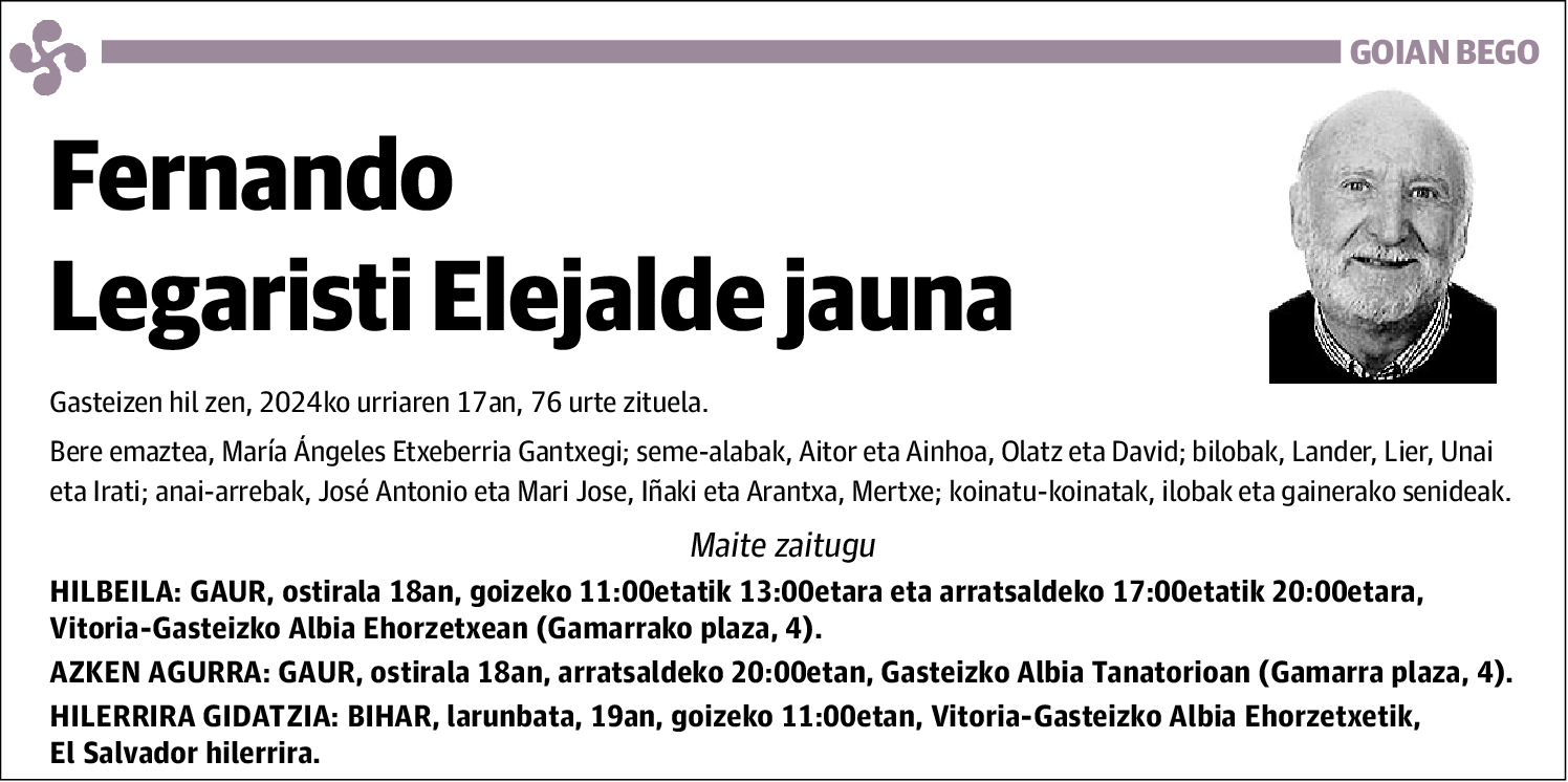 Fernando Legarsiti Elejalde