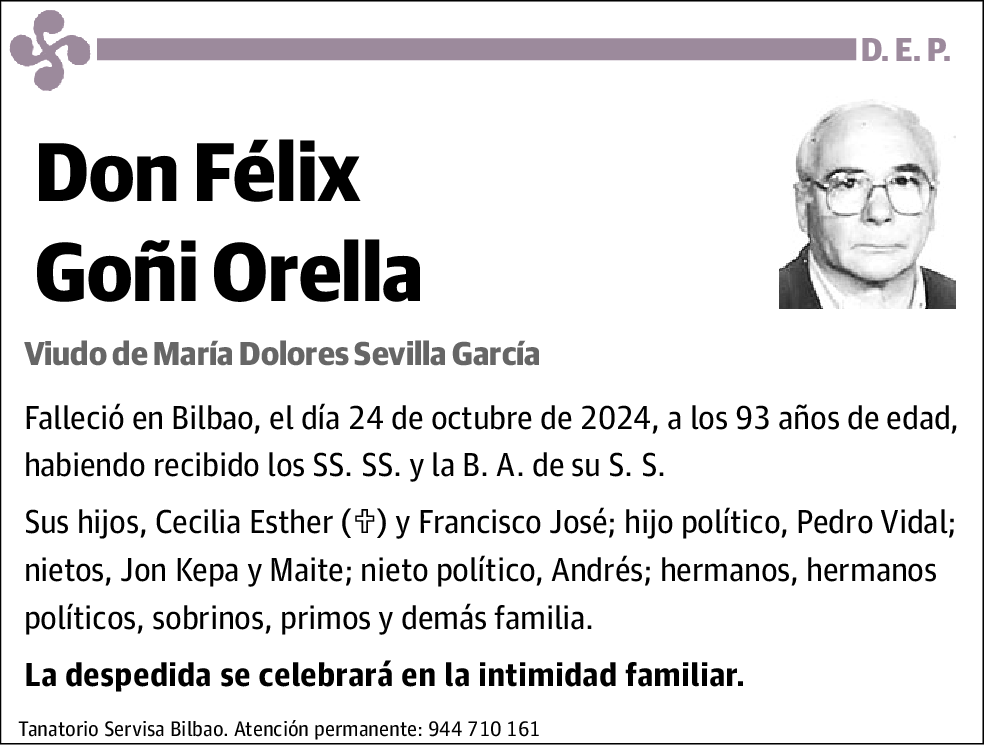 Félix Goñi Orella