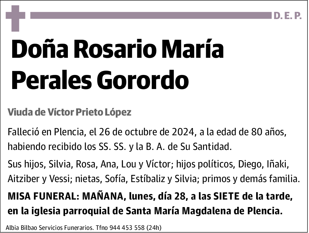 Rosario María Perales Gorordo