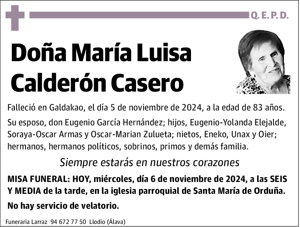 María Luisa Calderón Casero