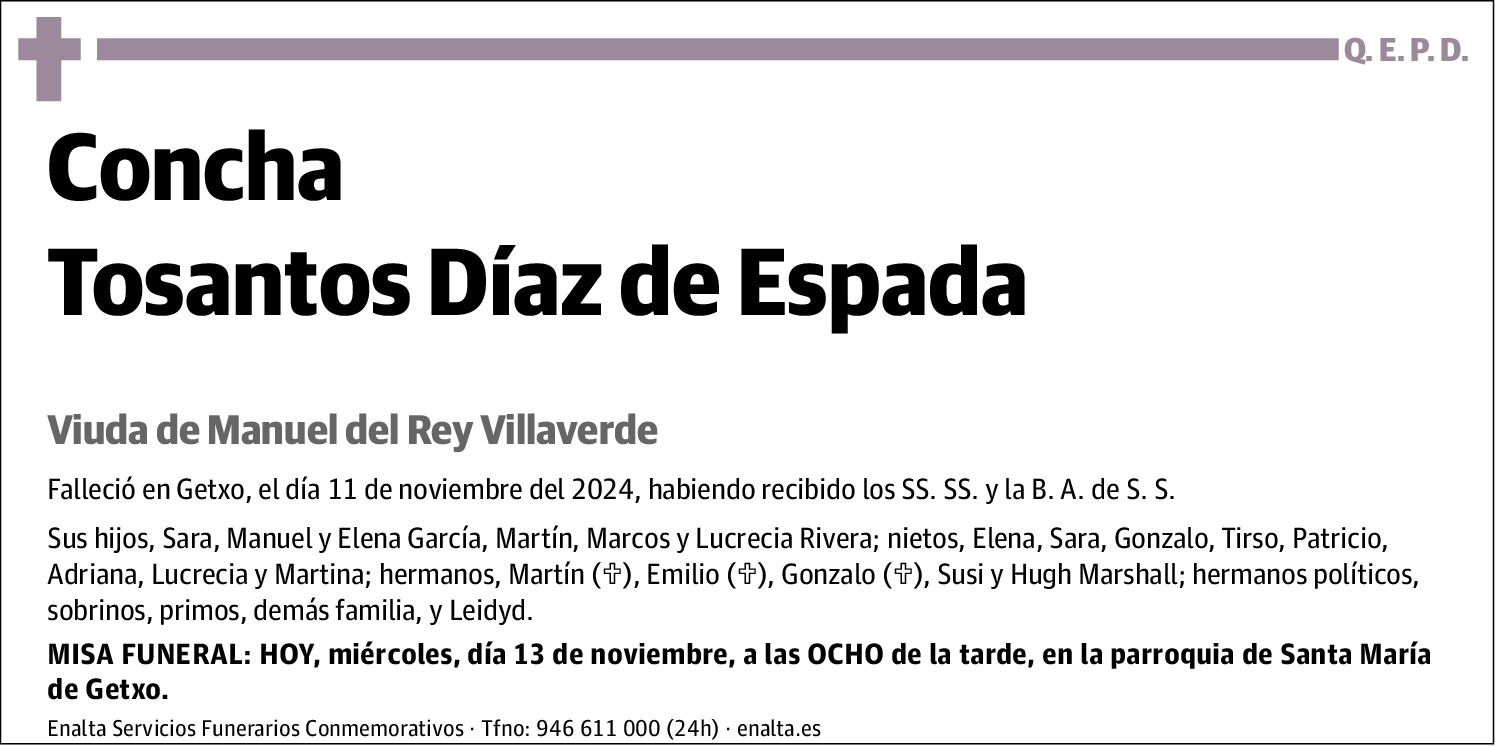 Concha Tosantos Díaz de Espada