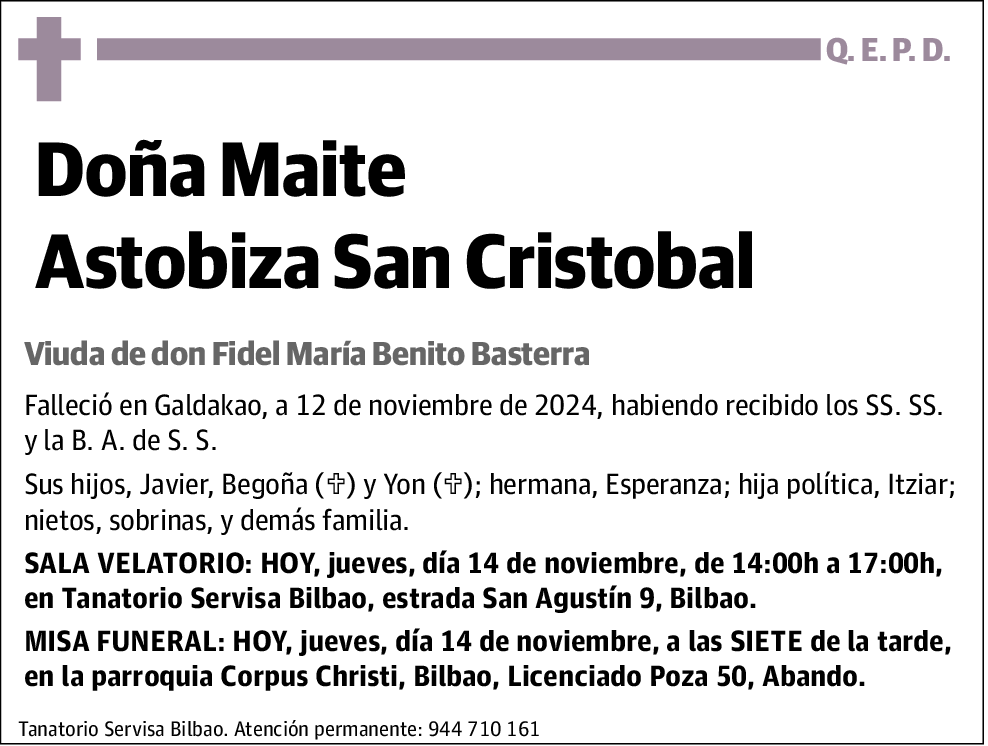 Maite Astobiza San Cristobal