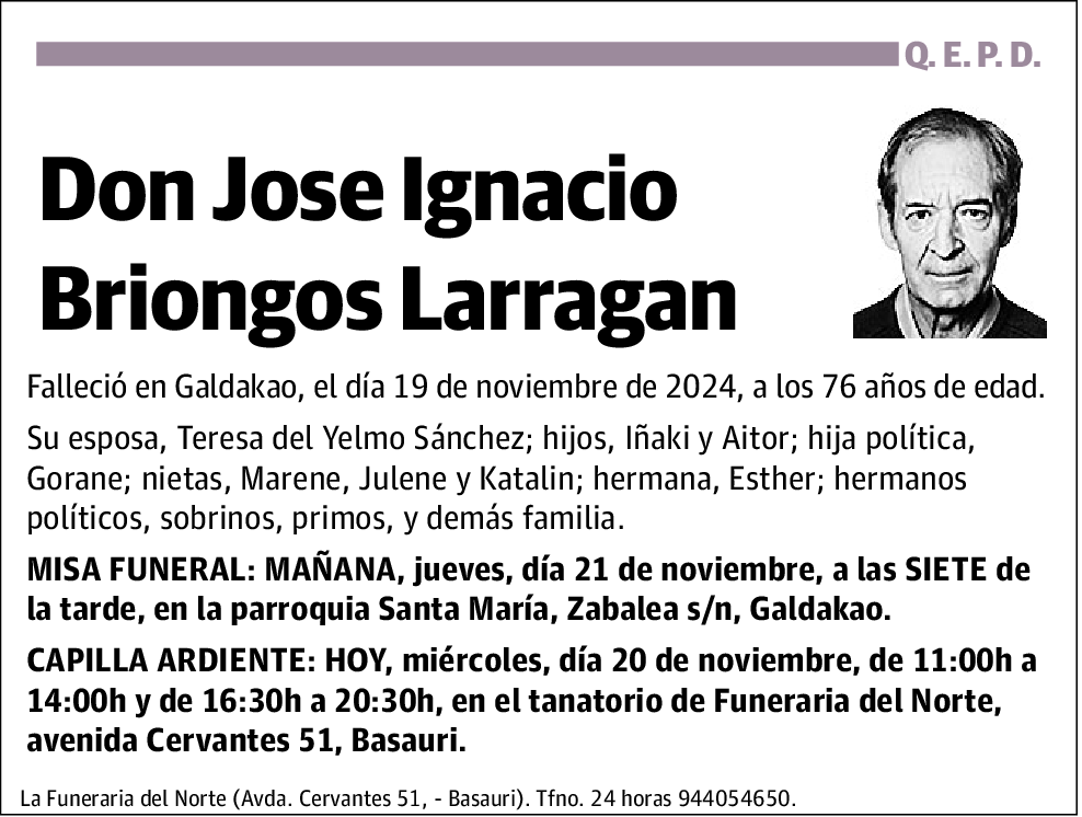 Jose Ignacio Briongos Larragan