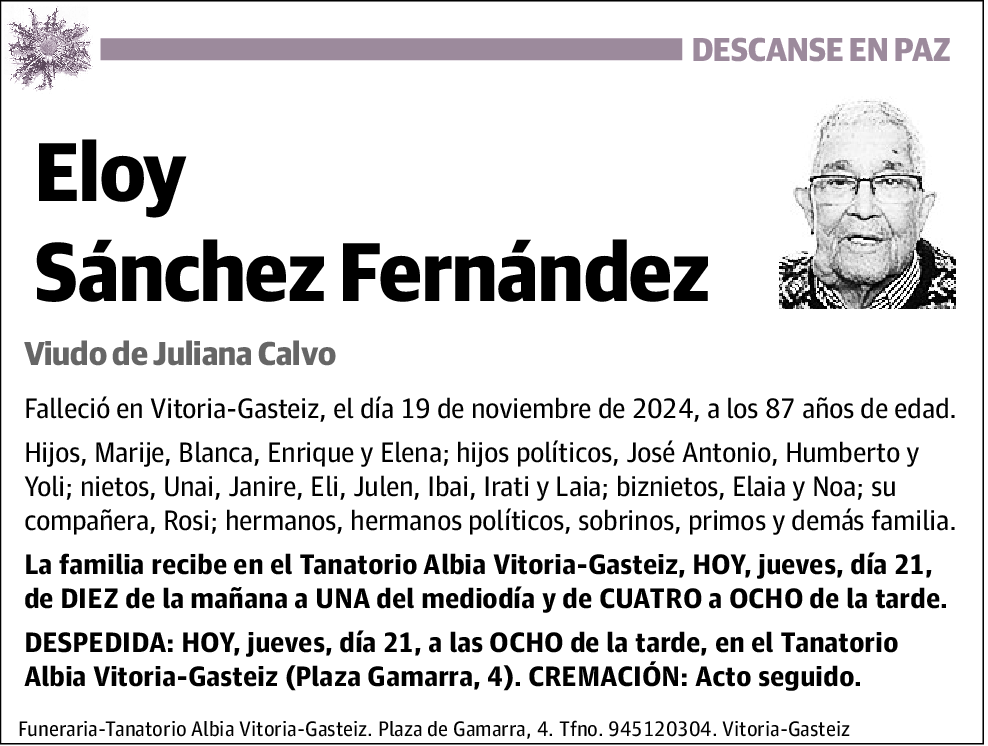 Eloy Sánchez Fernández