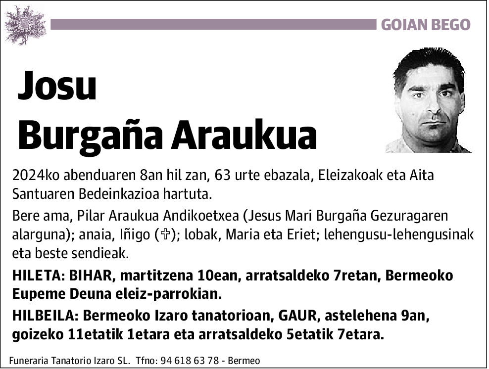 Josu Burgaña Araukua