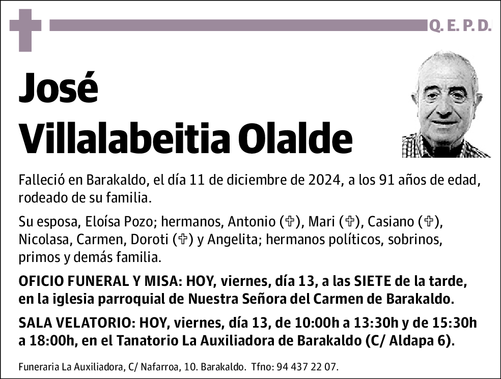 VILLALABEITIA OLALDE, JOSÉ