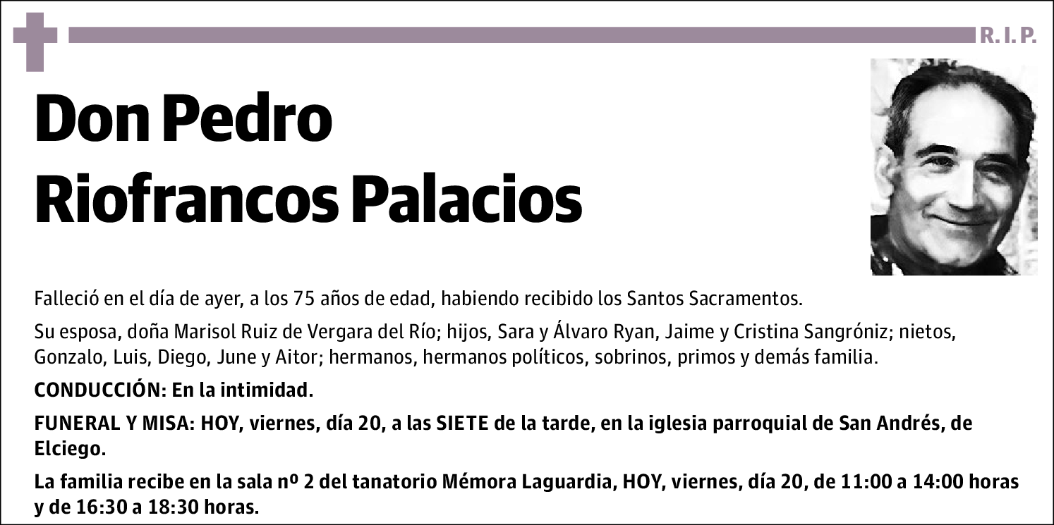 Pedro Riofrancos Palacios