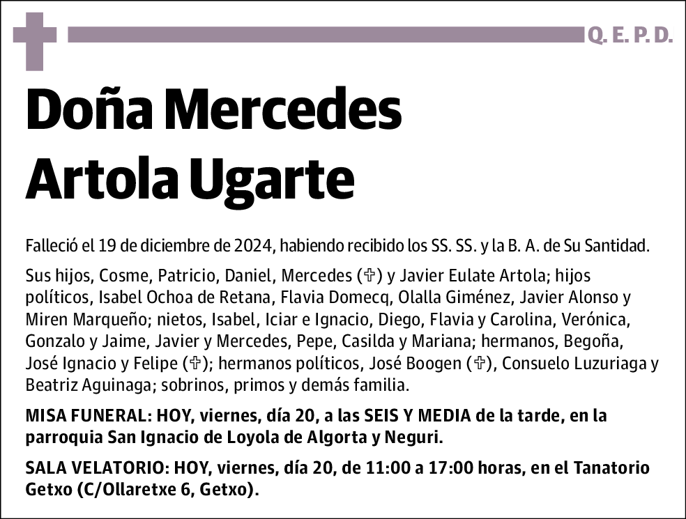 Mercedes Artola Ugarte