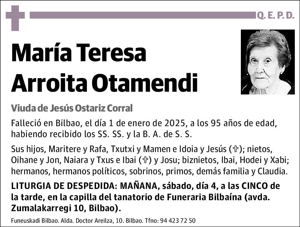 María Teresa Arroita Otamendi