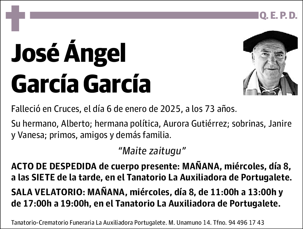 José Ángel García García