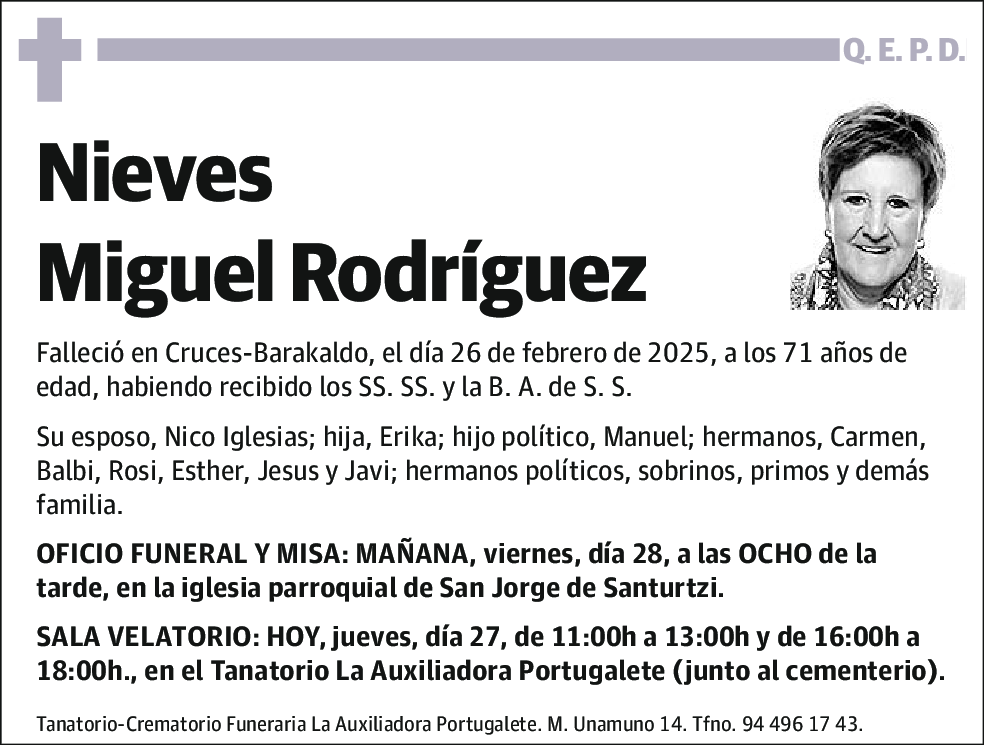 Nieves Miguel Rodriguez