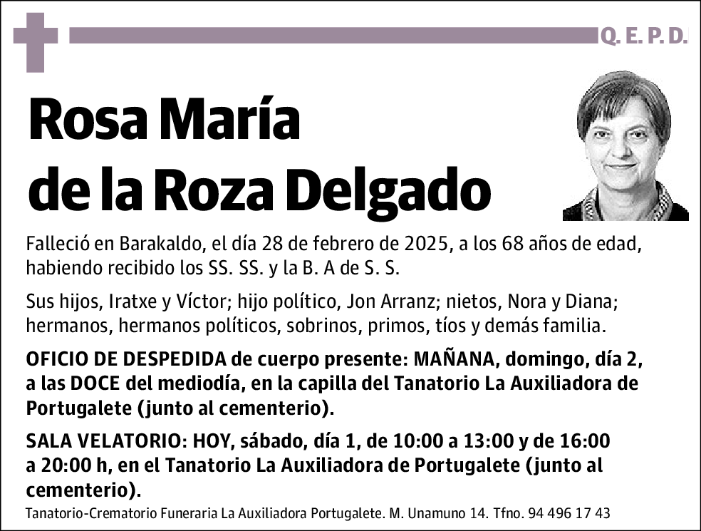 Rosa María de la Roza Delgado