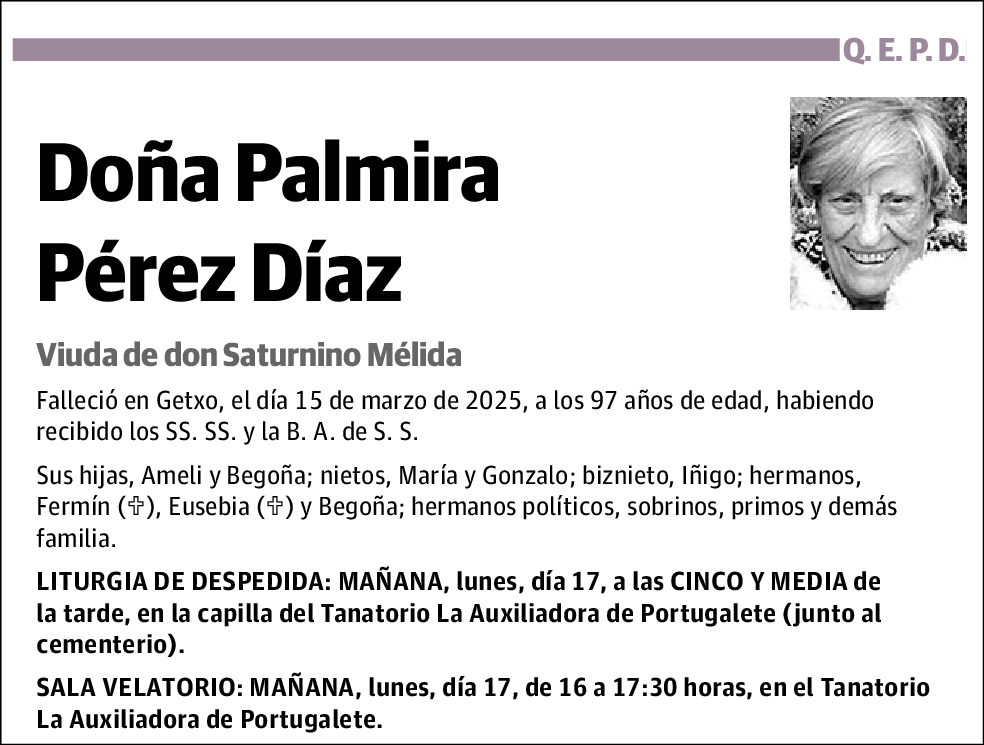 Palmira Pérez Díaz