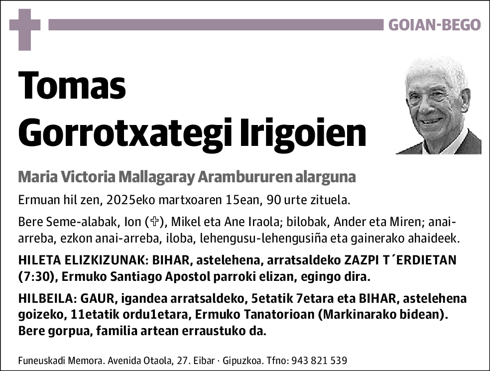 Tomas Gorrotxategi Irigoien
