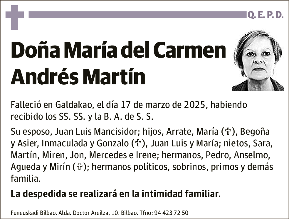 María del Carmen Andrés Martín