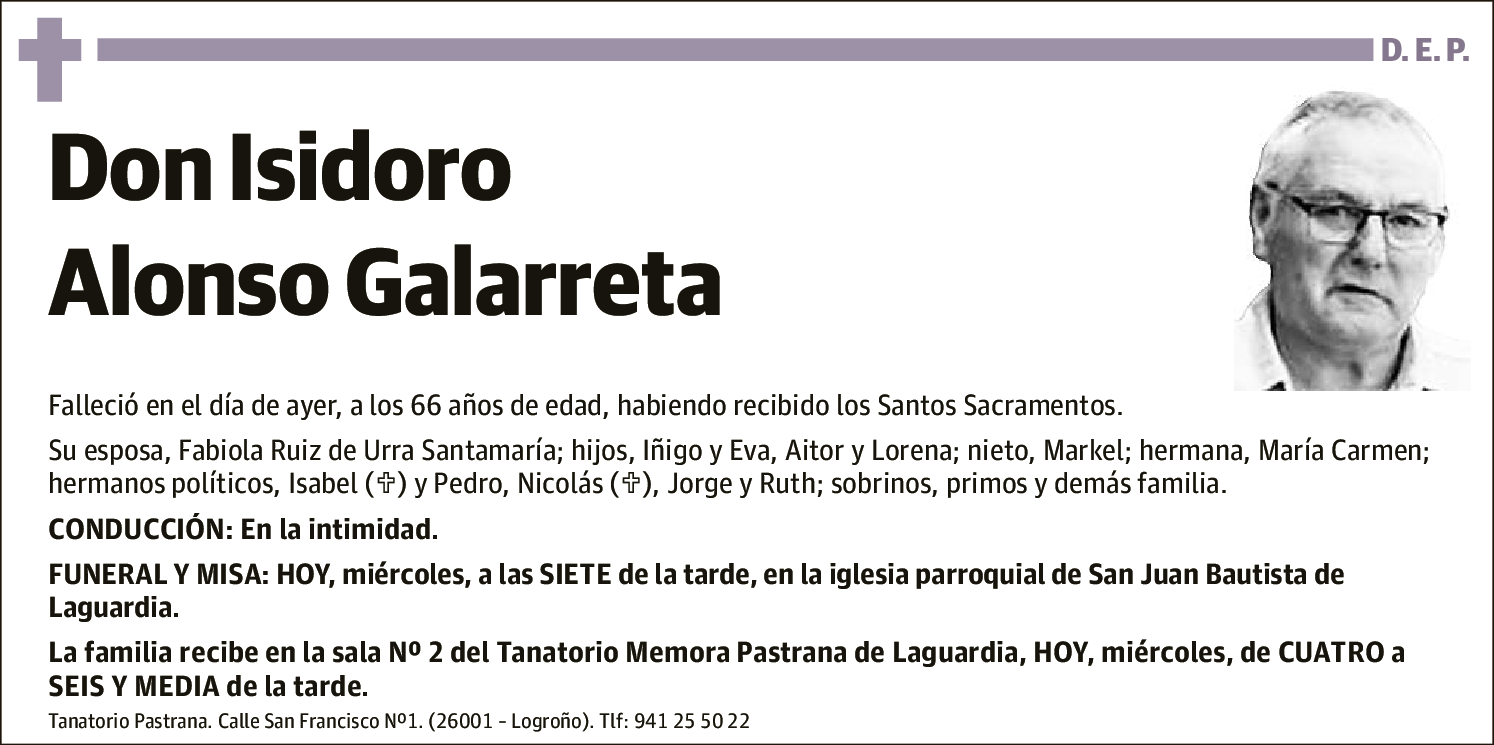 Isidoro Alonso Galarreta