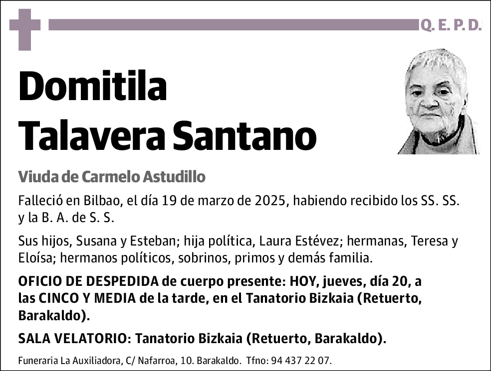 Domitila Talavera Santano