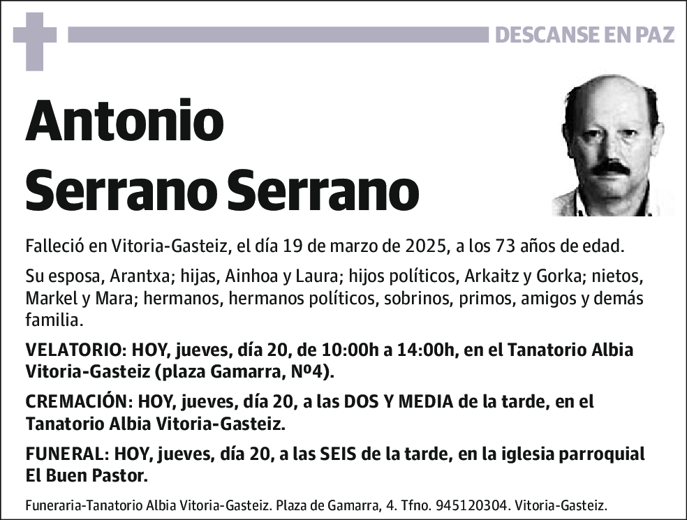 Antonio Serrano Serrano