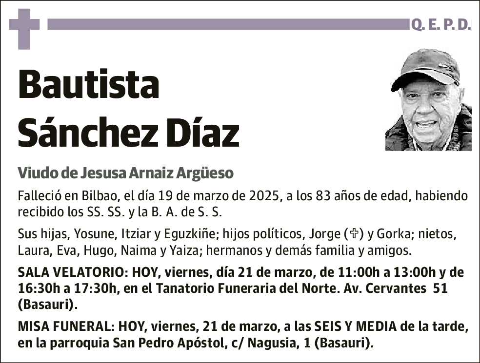 Bautista Sánchez Díaz