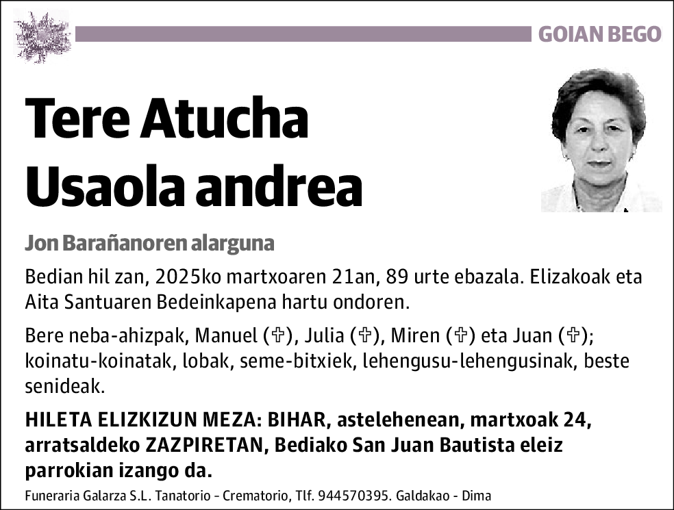 Tere Atutxa Usaola
