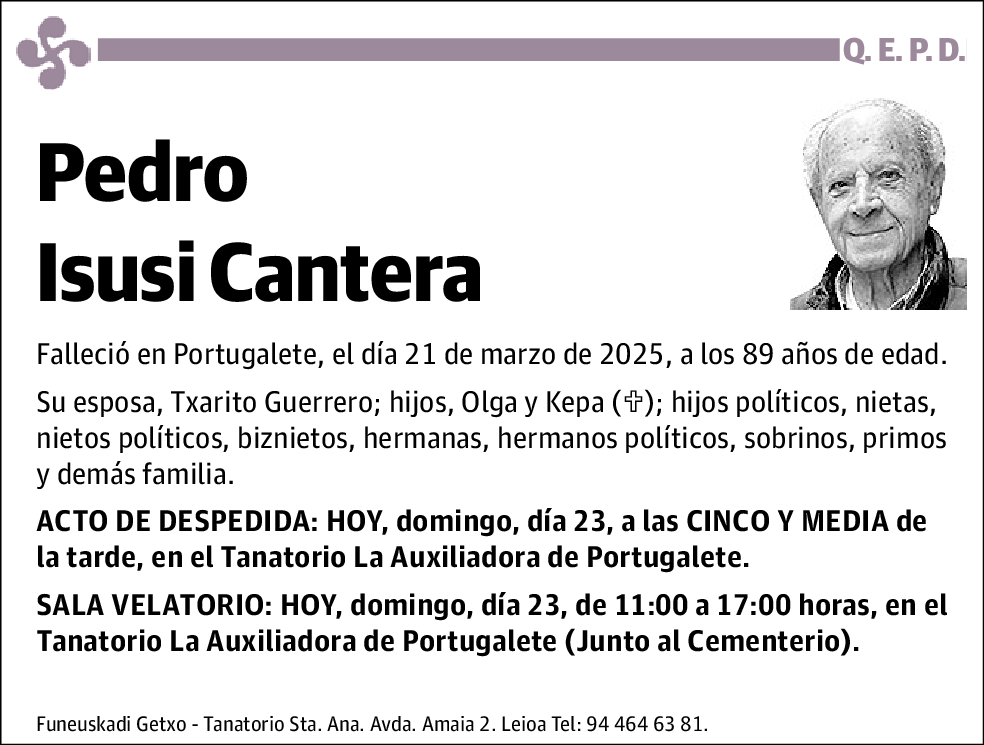 Pedro Isusi Cantera