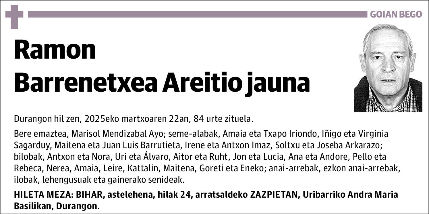 Ramon Barrenetxea Areitio
