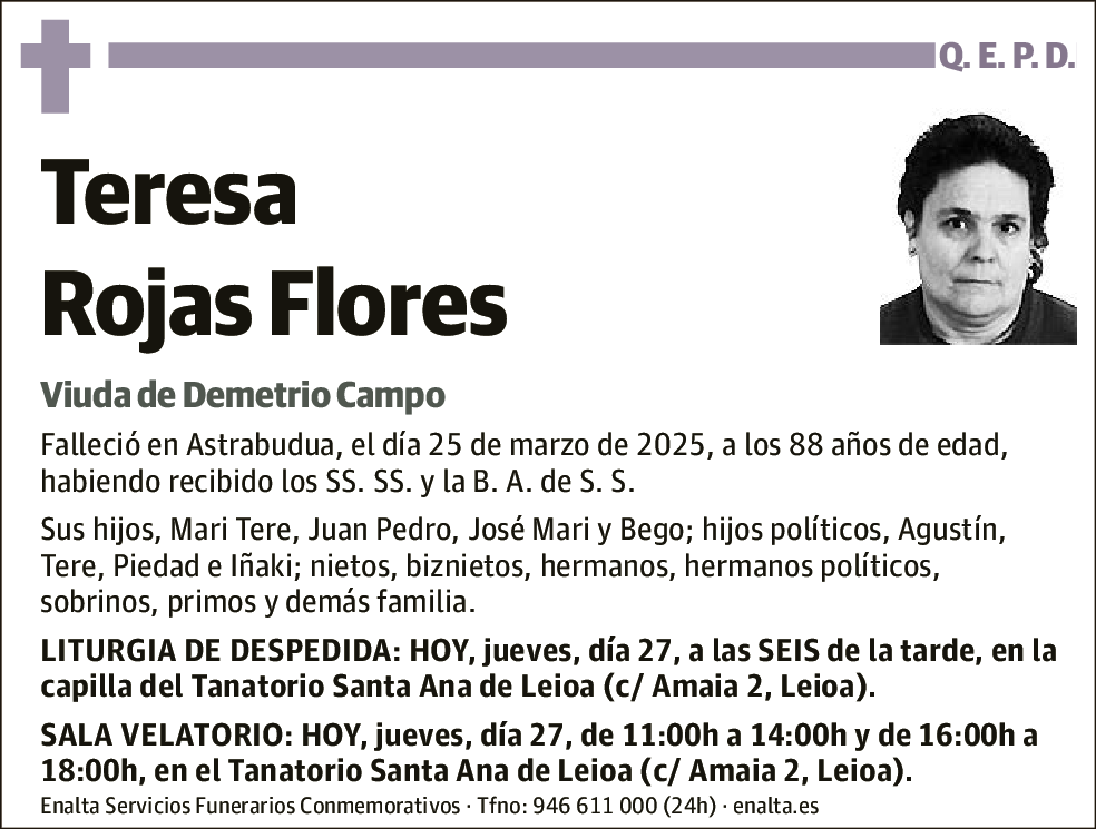 Teresa Rojas Flores
