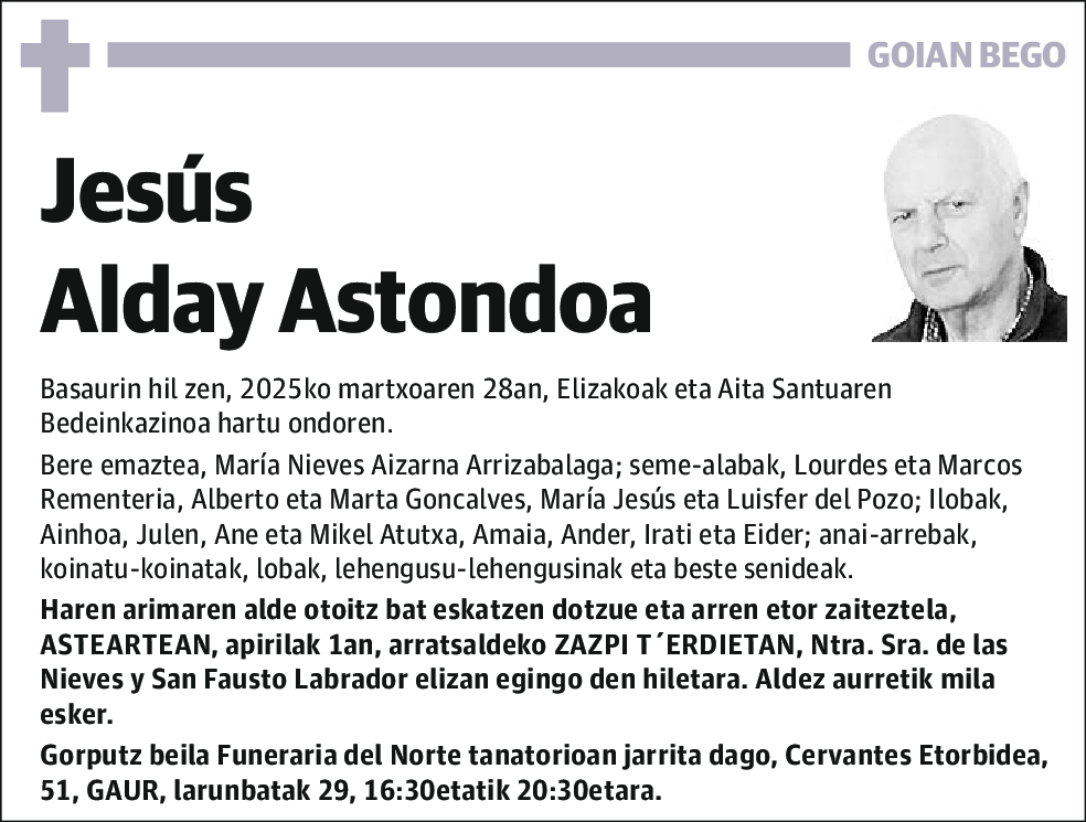 Jesús Alday Astondoa