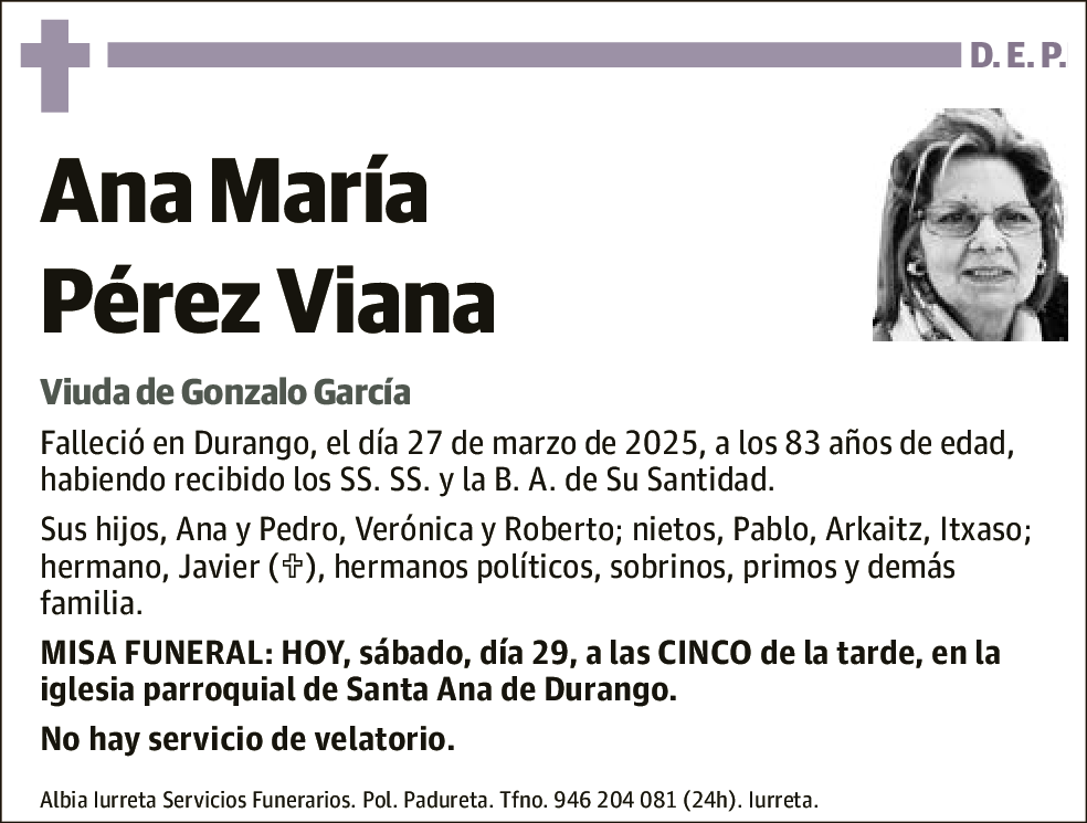 Ana María Pérez Viana
