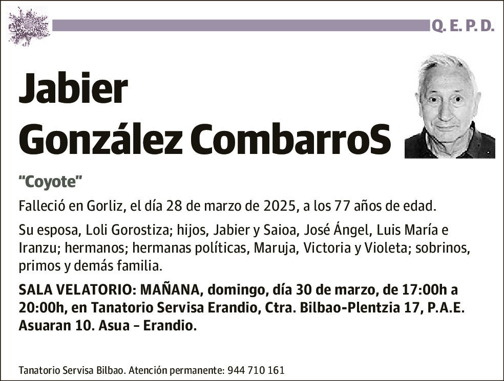 Jabier Gonzalez Combarros