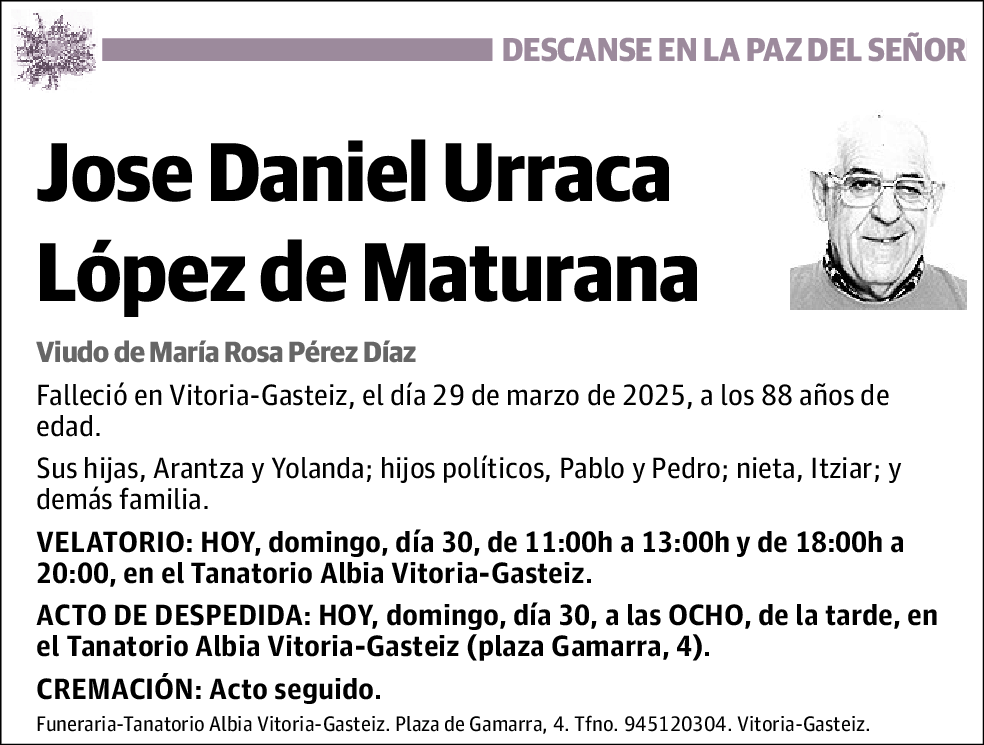 Jose Daniel Urraca López de Maturana