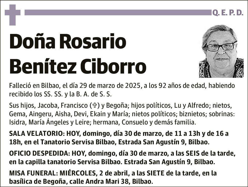 Rosario Benítez Ciborro