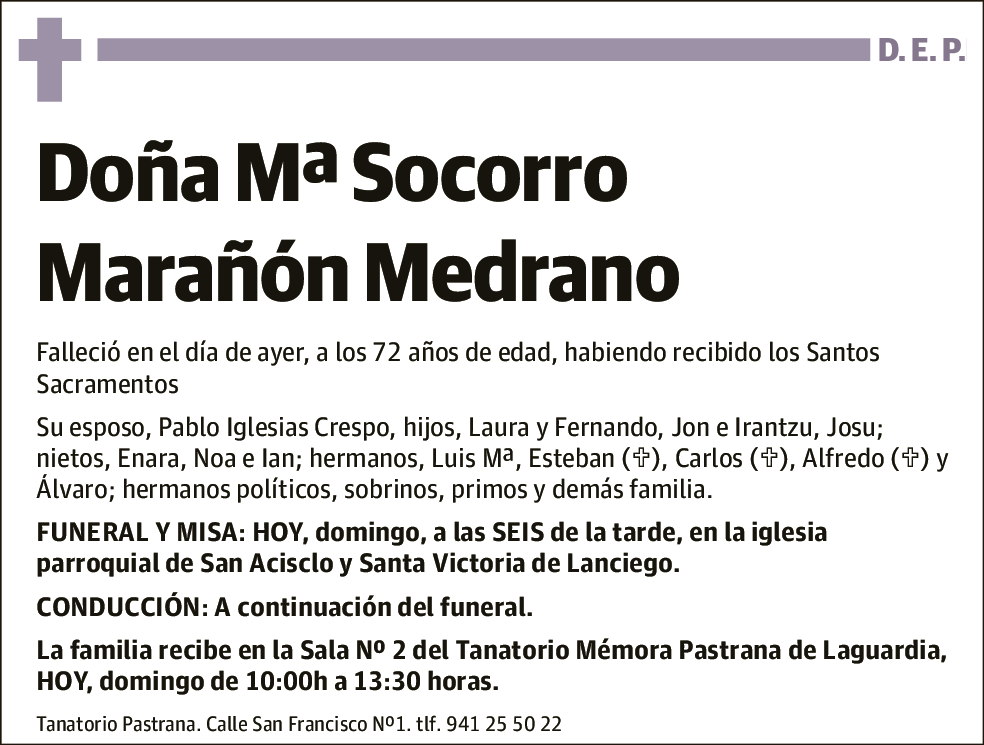 Mªsocorro Marañón Medrano