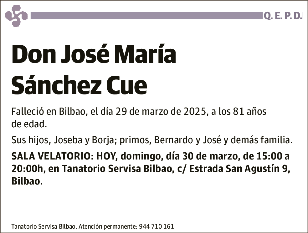 José María Sánchez Cue