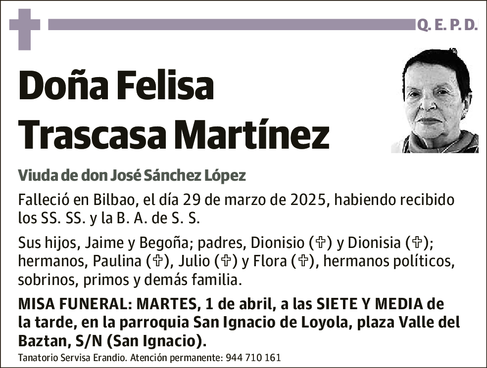 Felisa Trascasa Martínez