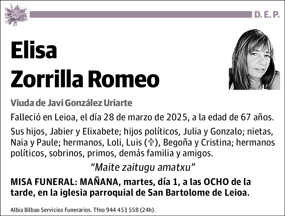 Elisa Zorrilla Romeo