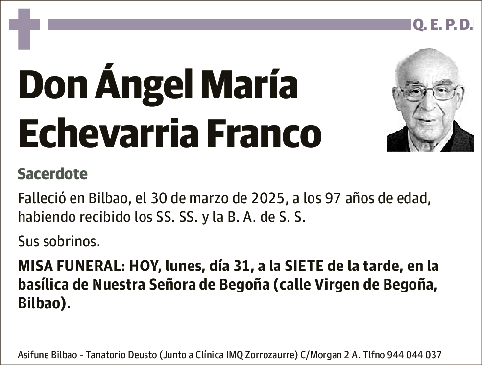 Ángel María Echevarria Franco
